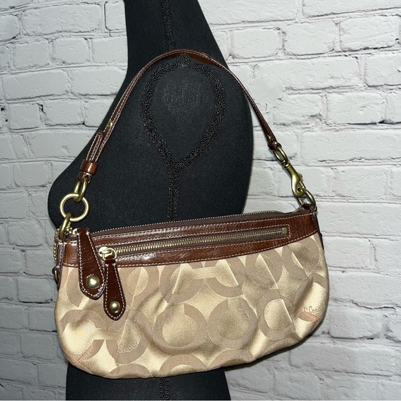 Vintage Y2K Coach Madison Op Art Signature Small Hobo Shoulder Bag - Picture 3 of 17